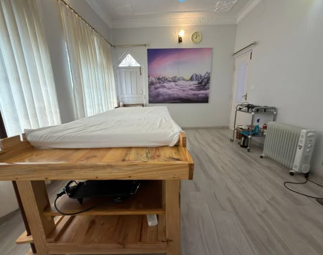 Treatment room with natural light